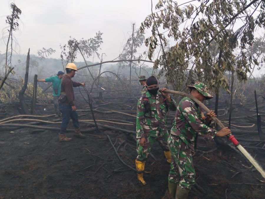 Kodam XIX/Tuanku Tambusai Perketat Pemadaman Karhutla Bengkalis-Meranti