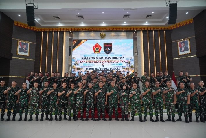Kodam XIX/Tuanku Tambusai Perkuat Program Pertanian dan Peternakan Yonif TP