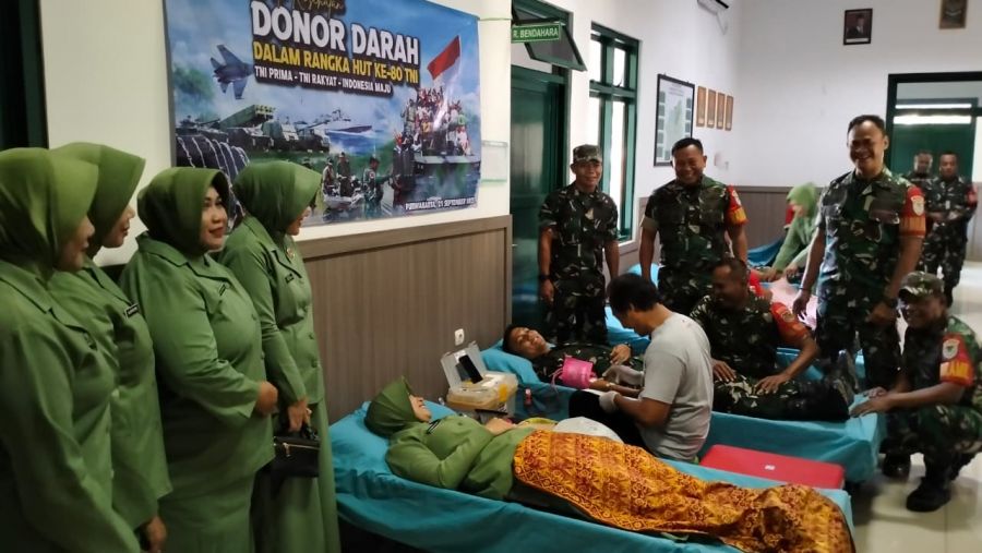 Kodim 0619 Purwakarta Gelar Pelayanan Kesehatan Gratis