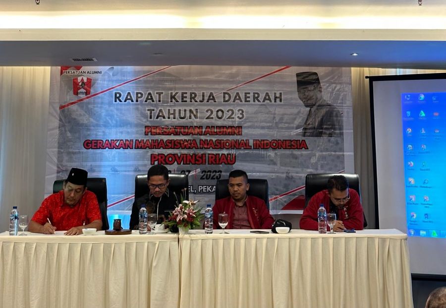Lakukan Konsolidasi, Persatuan Alumni GMNI Riau Gelar Rakerda Tahun 2023