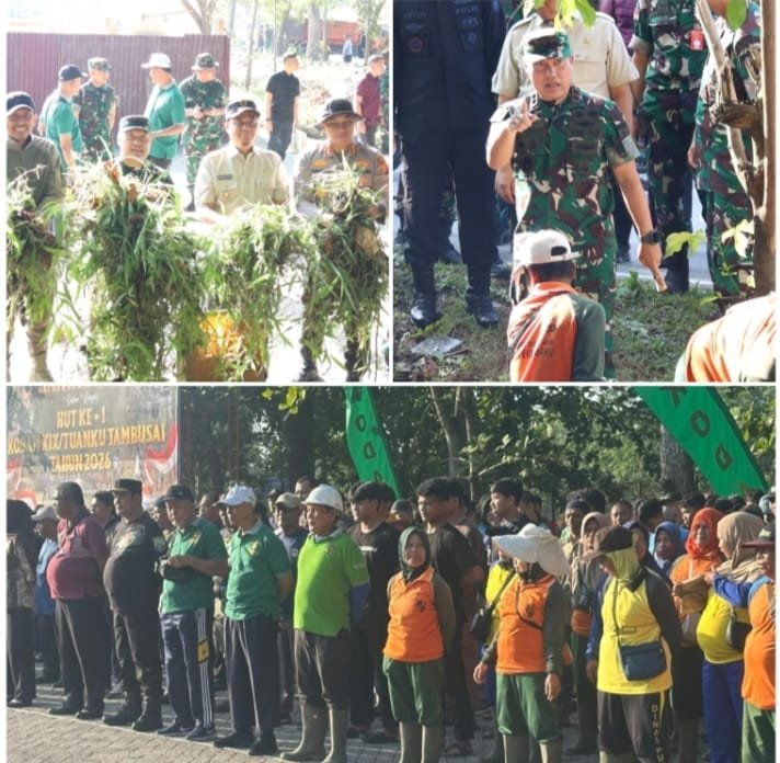 LDII Riau Bersama Pangdam XIX Gelar Karya Bakti Bersihkan Fasilitas Publik