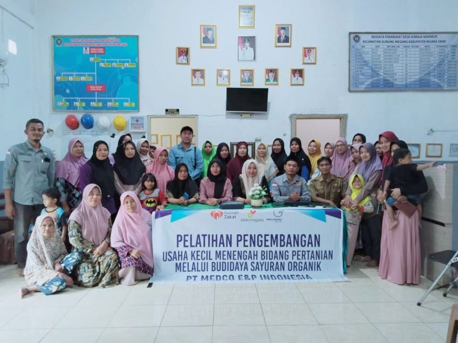 Medco E&P Latih 40 Warga Sumaja Makmur Budidaya Sayuran Organik