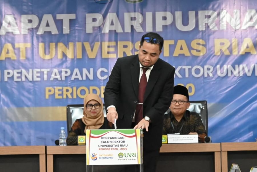 Mexsasai Pimpin Penyaringan Pilrek UNRI, Raih 29 Suara Senat