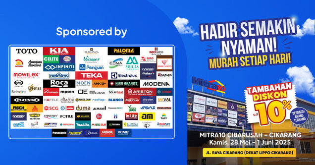 Mitra10 Cibarusah Hadir Semakin Nyaman: Melengkapi Kebutuhan Renovasi & Perlengkapan Rumah