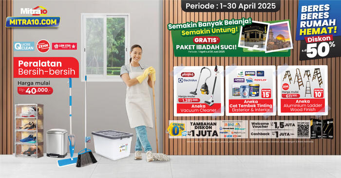 Mitra10 Rilis Katalog Promo Terbaru April 2025 untuk Renovasi Rumah Lebih Hemat