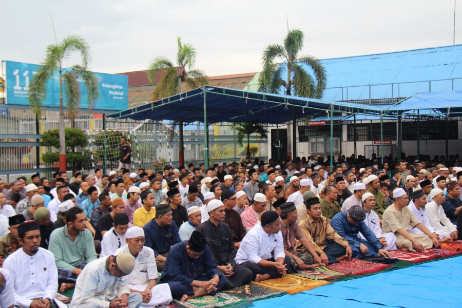 Momen Penuh Makna Perayaan Idul Adha di Lapas Pekanbaru