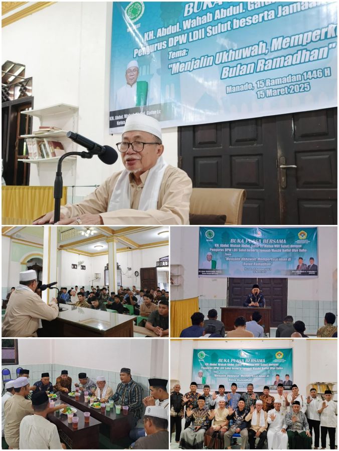MUI dan LDII Sulut Sukses Pererat Ukhuwah dalam Buka Puasa Bersama