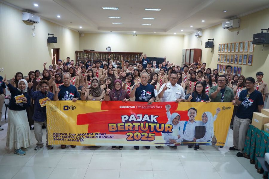 Pajak Bertutur di SMAN 1 Jakarta Cetak Generasi Muda Sadar Pajak