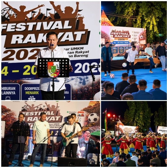 Pangdam XIX Resmi Buka Festival Rakyat, UMKM Jadi Penggerak Ekonomi
