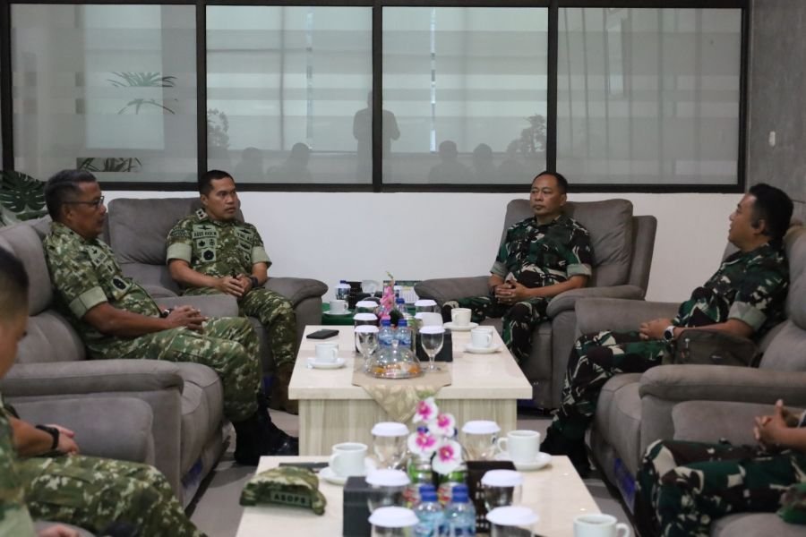 Pangdam XIX Terima Audiensi Sesko AU, Perkuat Sinergi Antarmatra TNI