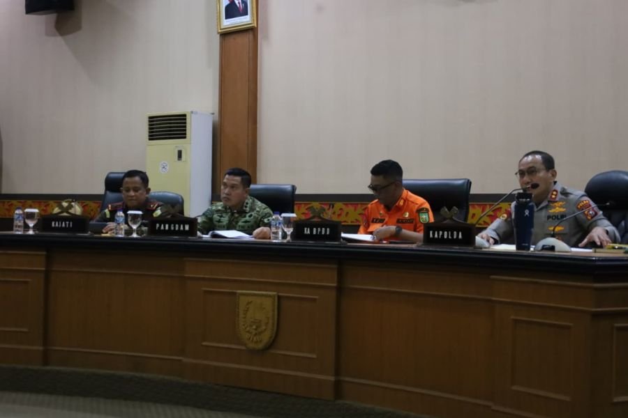 Pangdam XIX/Tuanku Tambusai Perkuat Koordinasi Penanganan Karhutla Riau