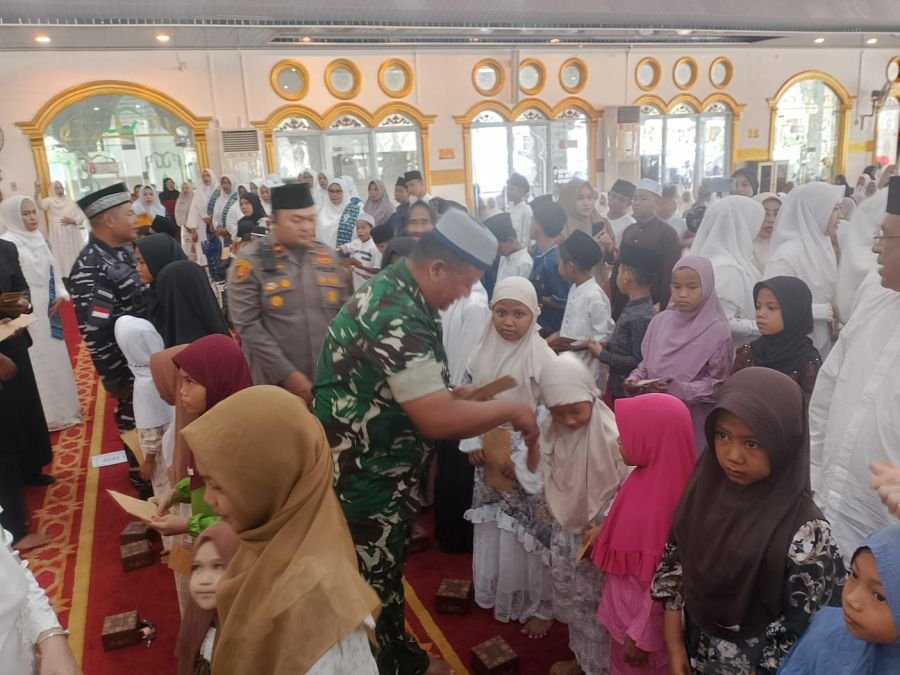 Pasi Pers Kapten Inf Dedi Arman Wakili Dandim 0321/Rohil Hadiri Tabligh Akbar 1 Muharram