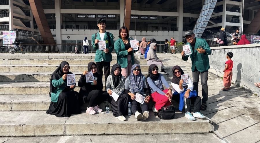 Pemaparan Materi Bela Negara oleh Mahasiswa Universitas Muhammadiyah Riau