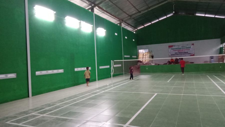 Pembangunan Gedung Olah Raga Desa Pondokbungur, Berharap Bisa Bermanfaat Multiguna Bagi Masyarakat