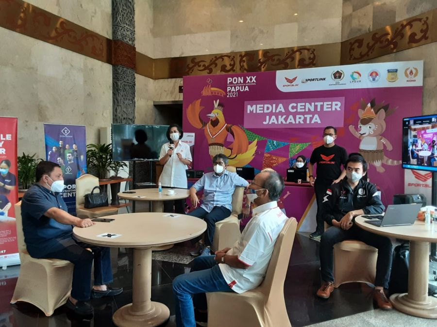 Pembukaan Media Center Jakarta PON XX Papua 2021