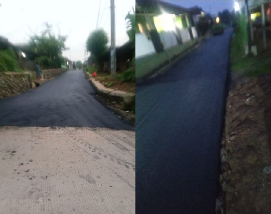 Pemdes Realisasikan Dana Desa 2025! Jalan Karang Mukti Mulus, Ekonomi Siap Melaju