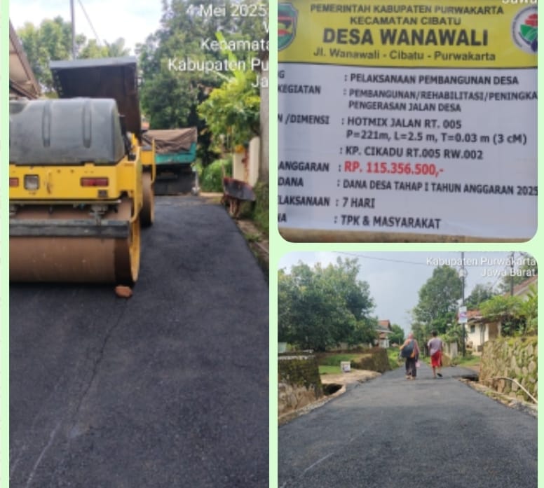 Pemdes Wanawali Genjot Pembangunan Infrastruktur Untuk Meningkatkan Perekonomian Warga