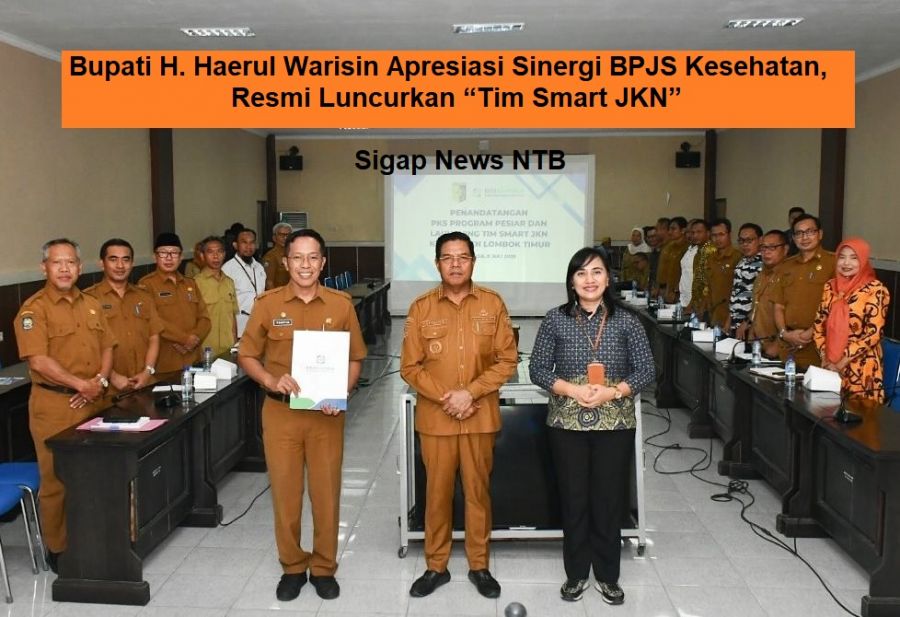 Pemkab Lotim dan BPJS Teken Kerja Sama, Targetkan Kualitas Layanan Kesehatan Naik 80%