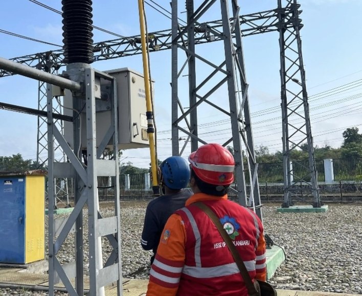 Perkuat Keandalan Listrik Riau, PLN Ganti CT 150 kV di GI Balai Pungut