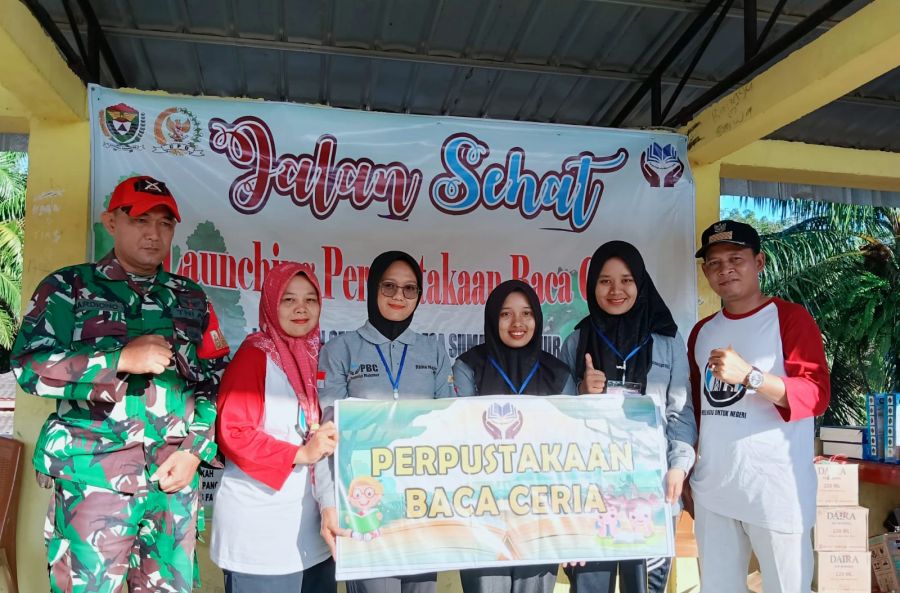 Perpustakaan Baca Ceria Hidupkan Semangat Literasi di Desa Sumaja Makmur