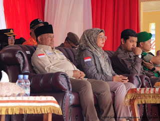 Pj Sekda Kampar Mengikuti Apel Pengamanan Pemilu 