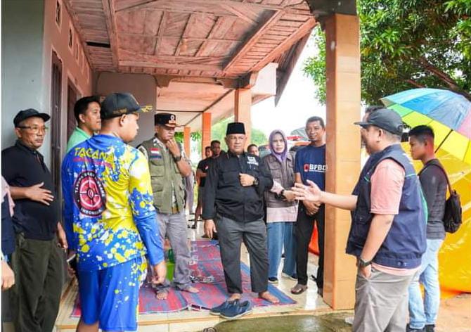 Pj Sekda Kunjungi Korban Tenggelam Saat Seberangi Sungai Kampar