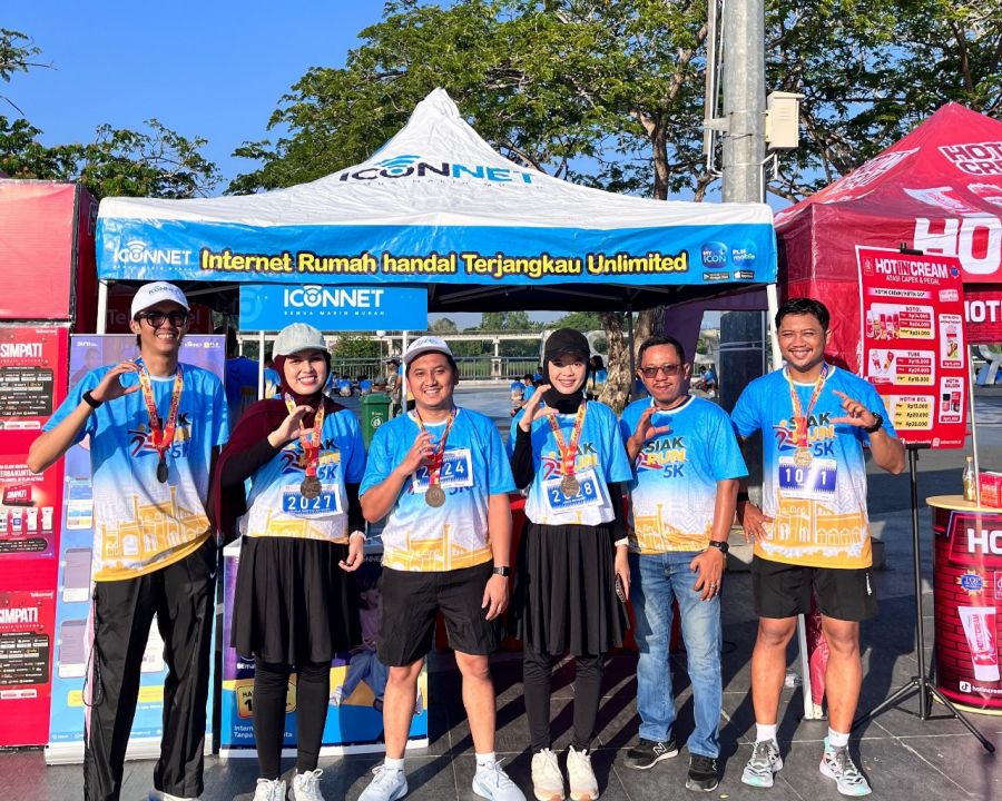 PLN Icon Plus Gaet Masyarakat Lewat Promosi ICONNET di Siak Run 2025