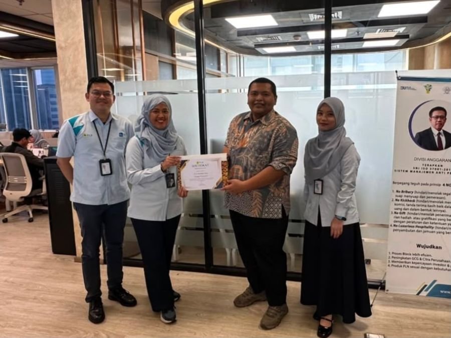 PLN MCTN Raih Penghargaan Pengelola Anggaran Terbaik di PLN Group