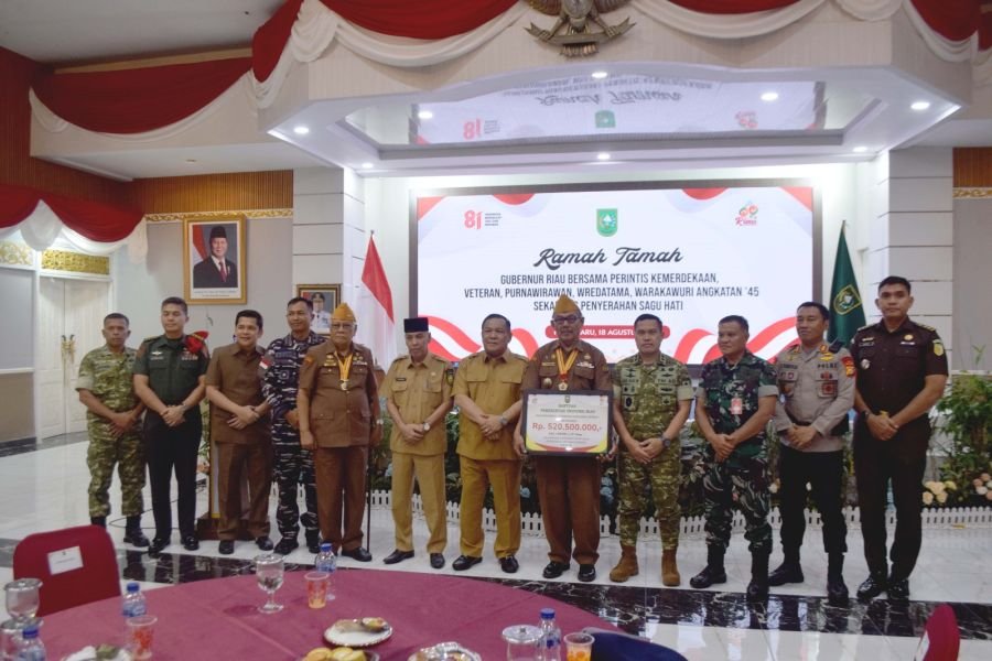 Plt.Gubernur Riau Beri Sagu Hati, Tegaskan Penghormatan kepada Veteran