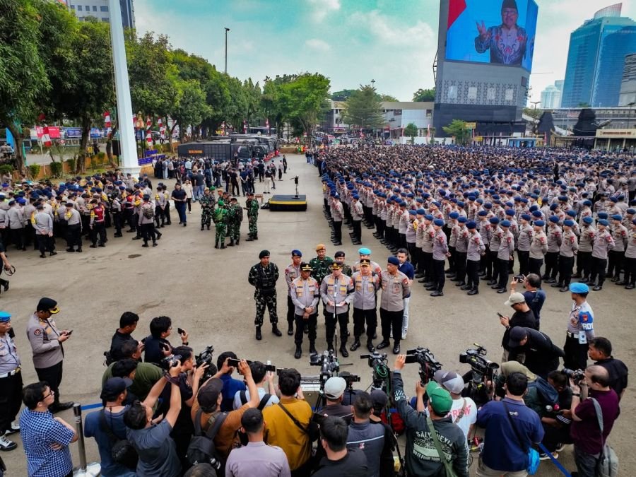 Polda Metro Jaya Kerahkan 9.242 Personel Amankan 47 Kegiatan di Jakarta