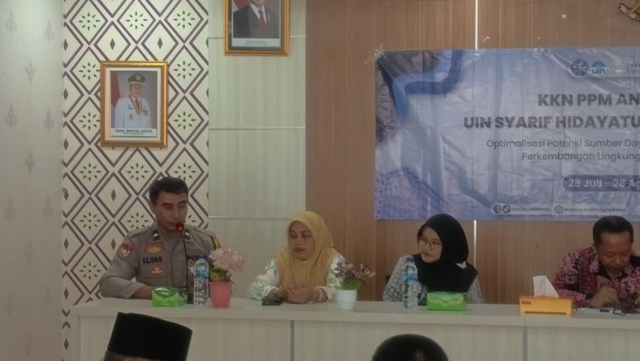 Polsek Cikupa Hadiri Penutupan KKN UIN, Warga Dapat Pesan Kamtibmas