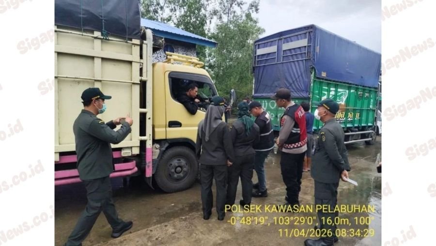 Polsek Pelabuhan Perketat Pengawasan KMP Sembilang di Kuala Tungkal