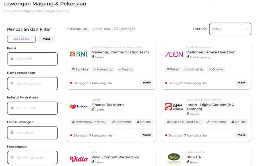 Program Magang dan Studi Independen Bersertifikat  Angkatan 7: Daftar Sekarang Melalui KarirLab