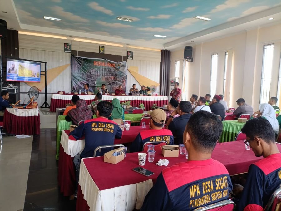 PT NWR, Polres dan Warga Langgam Perkuat Cegah Karhutla dan Lindungi Satwa