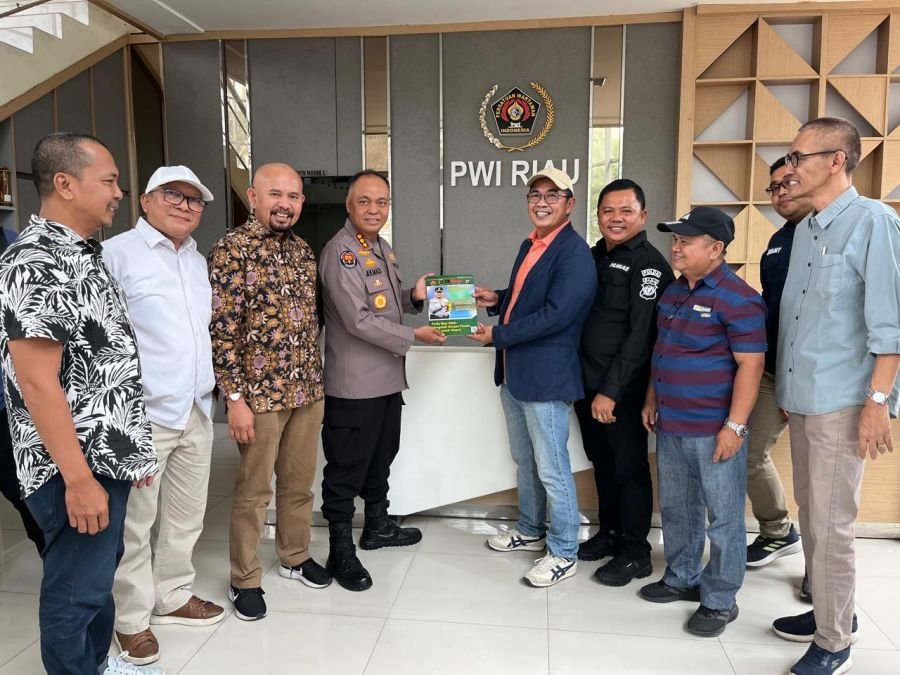 PWI Riau dan Polda Riau Perkuat Sinergi Sajikan Informasi Akurat