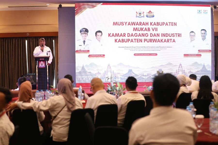 R Priyatna Kusumah Terpilih Aklamasi Pimpin Kadin Purwakarta pada Mukab VII