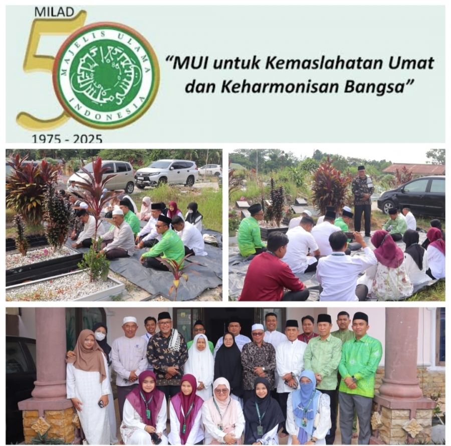 Rangkaian Milad Emas 50 Tahun, MUI Riau Ziarah Mengenang Jejak Juang Prof Mahdini