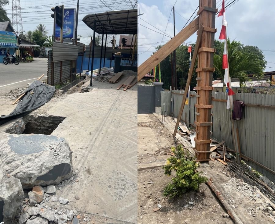 Rehab Gedung Imigrasi Selatpanjang Diduga Belum Mengatongi Izin PBG dan Langgar Perda Meranti