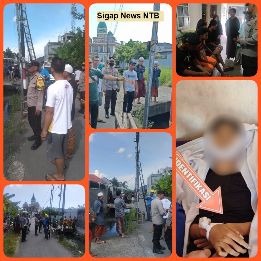Remaja Tewas Tersengat Tiang Lampu di Mataram!
