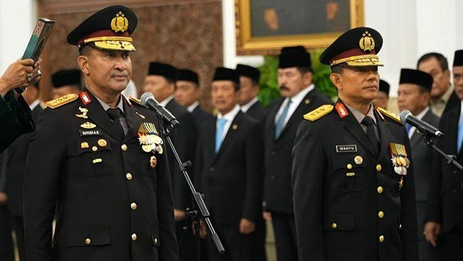 Reshuffle Kabinet, Komjen Suyudi Resmi Dilantik Jadi Kapolri