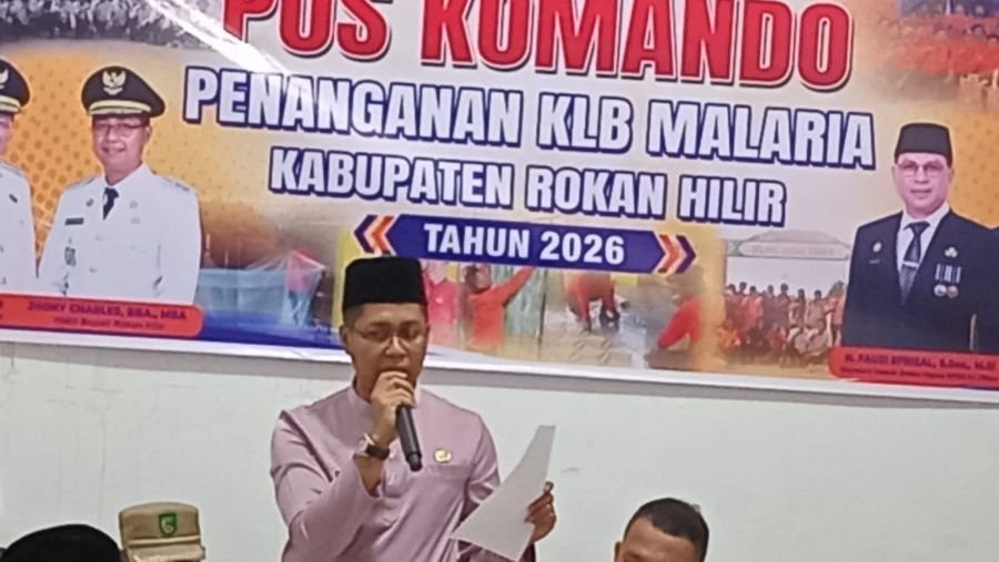 Rohil Tetapkan KLB Malaria, 2.355 Kasus, Wabup Pimpin Satgas