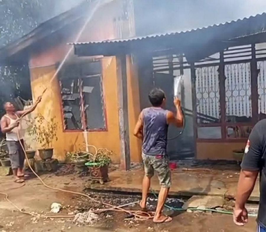 Rumah Warga di Asahan Ludes Terbakar, Diduga Korsleting Listrik Jadi Pemicu