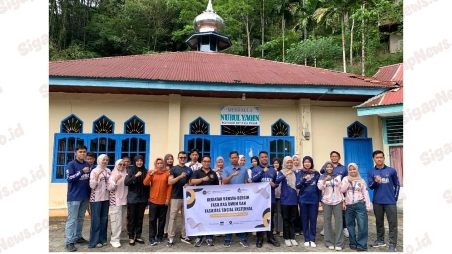 Rutan Sawahlunto Gelar Bersih-Bersih Lingkungan Sambut Hari Bakti ke-62