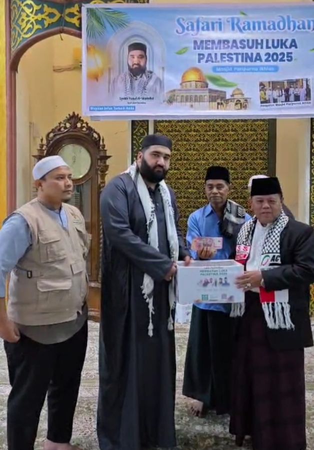 Safari Ramadhan MUI Riau untuk Palestina di Masjid Paripurna Ikhlas Terkumpul Bantuan 60 juta