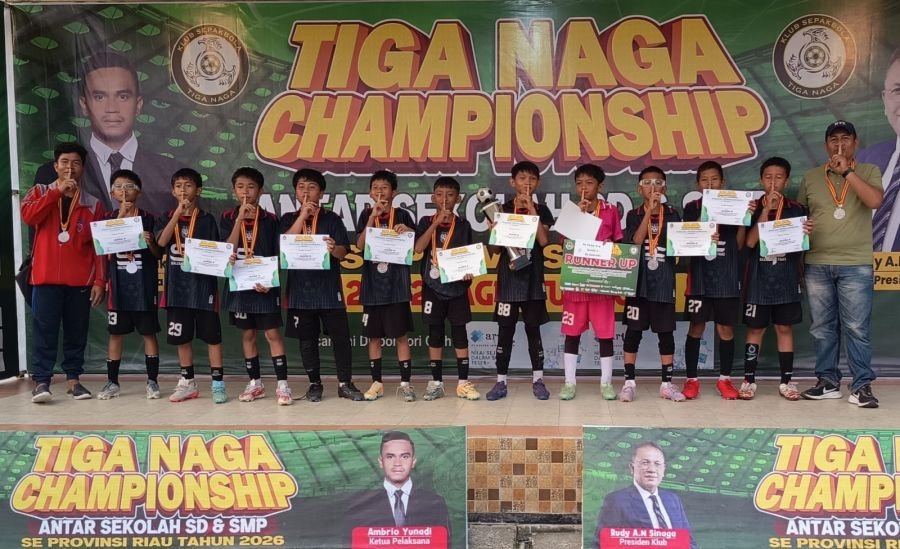 SDN 83 Pekanbaru Raih Juara II Tiga Naga Championship 2026