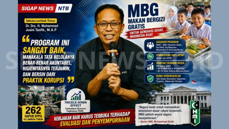 Sekda Lotim: MBG Efektif Jika Akuntabel dan Bebas Korupsi