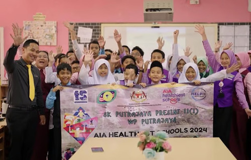 Sekolah Kebangsaan Putra Jaya Asal Malaysia Berhasil Menangkan Sekolah Tersehat AIA se-Asia-Pasifik