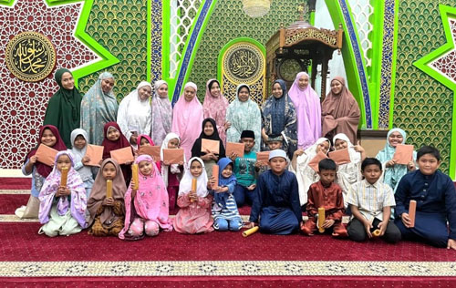 Semarak Lomba Tahfidz dan Kaligrafi Warnai Pengabdian KKN Universitas Abdurrab di Minas Jaya