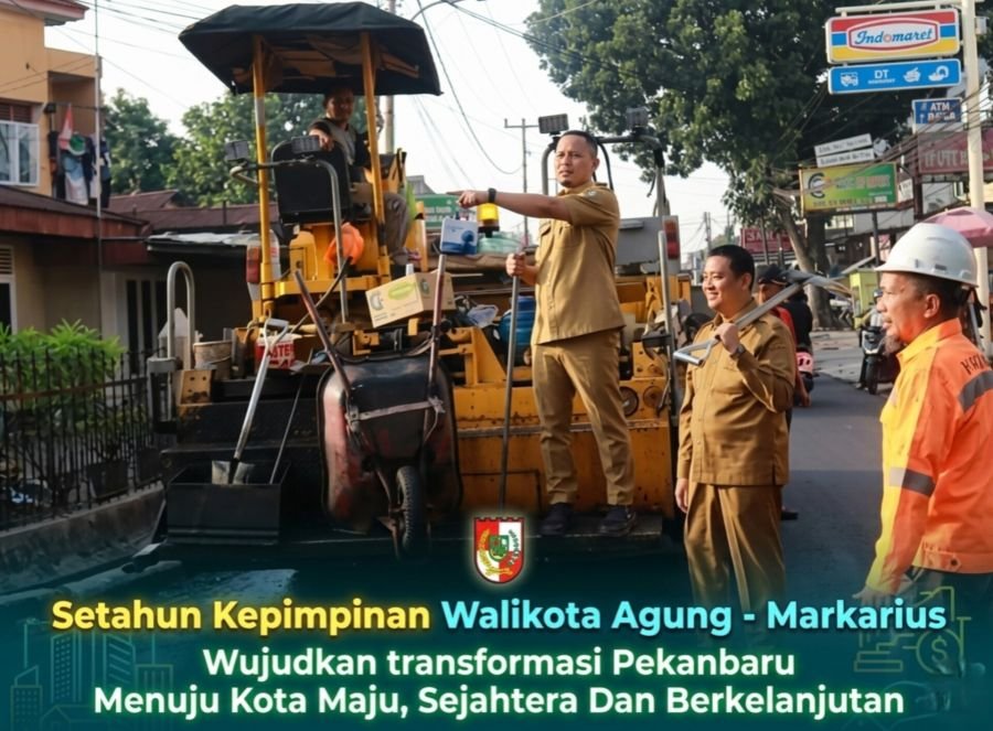 Setahun Pemerintahan Walikota Agung - Markarius Pekanbaru Menuju Kota Maju,Sejahtera dan Berkelanjutan