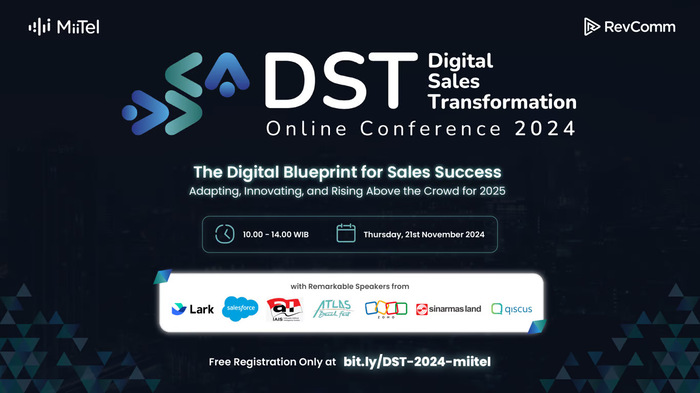 Siapkan Sales Hadapi Transformasi Digital, RevComm Hadirkan Konferensi Online Gratis, Buruan Daftar!